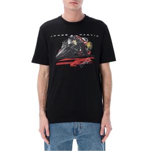 T-shirt noir Jorge Martin 89 Photographic Motorbike