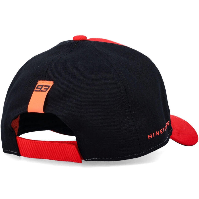 Casquette de baseball Ducati Marc Marquez 93 pour enfants, noire et rouge