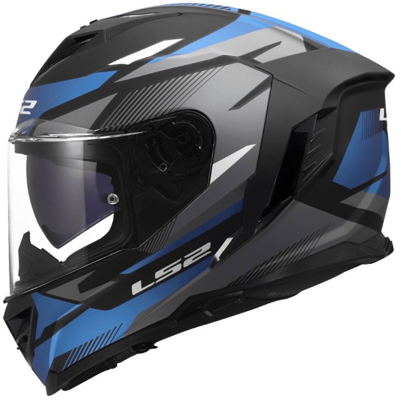 Casque intégral de moto LS2 FF818 Storm III Komai noir-bleu