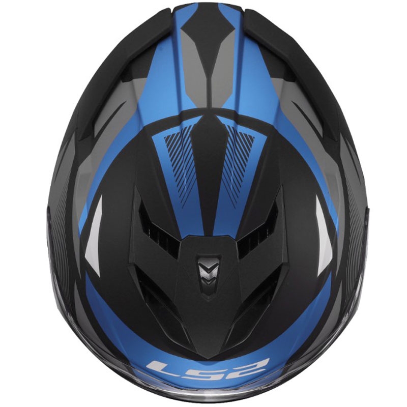 Casque intégral de moto LS2 FF818 Storm III Komai noir-bleu