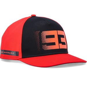 Casquette Ducati Marc Marquez Mid Visor Pixelled 93 noire et rouge