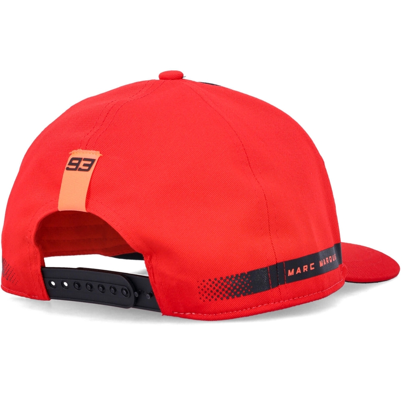 Casquette Ducati Marc Marquez Mid Visor Pixelled 93 noire et rouge