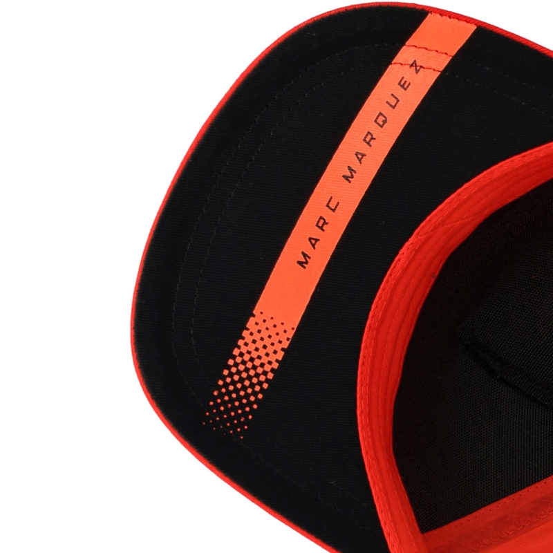 Casquette Ducati Marc Marquez Mid Visor Pixelled 93 noire et rouge