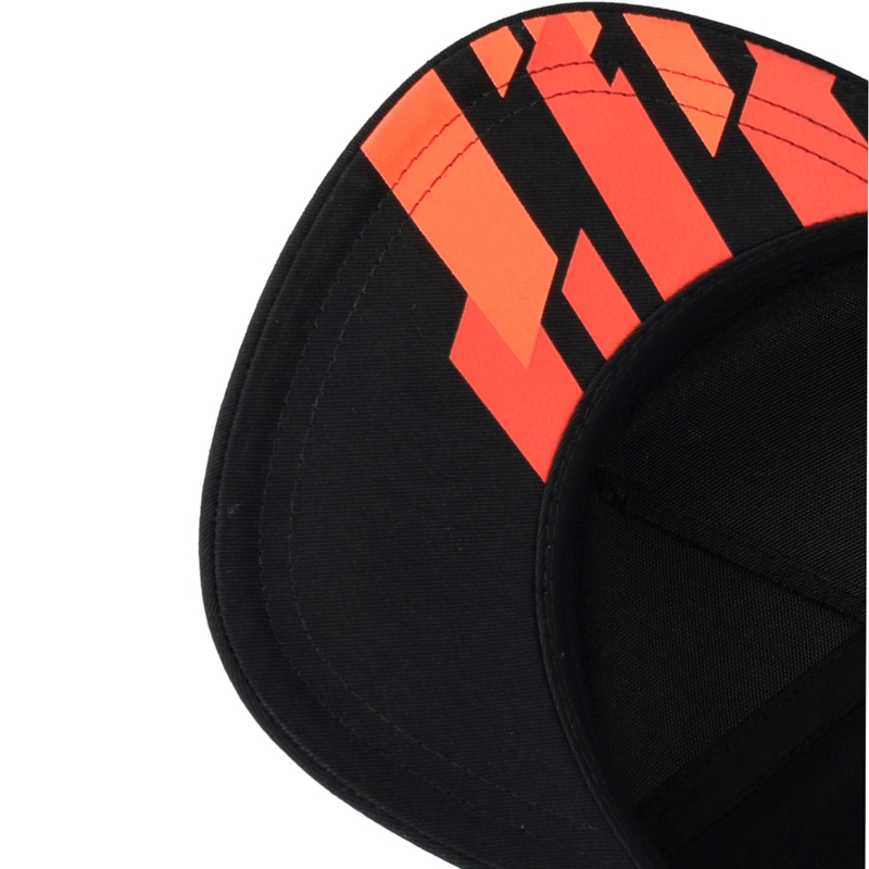 Casquette plate Ducati Marc Marquez 93, rectangles rouges, noir
