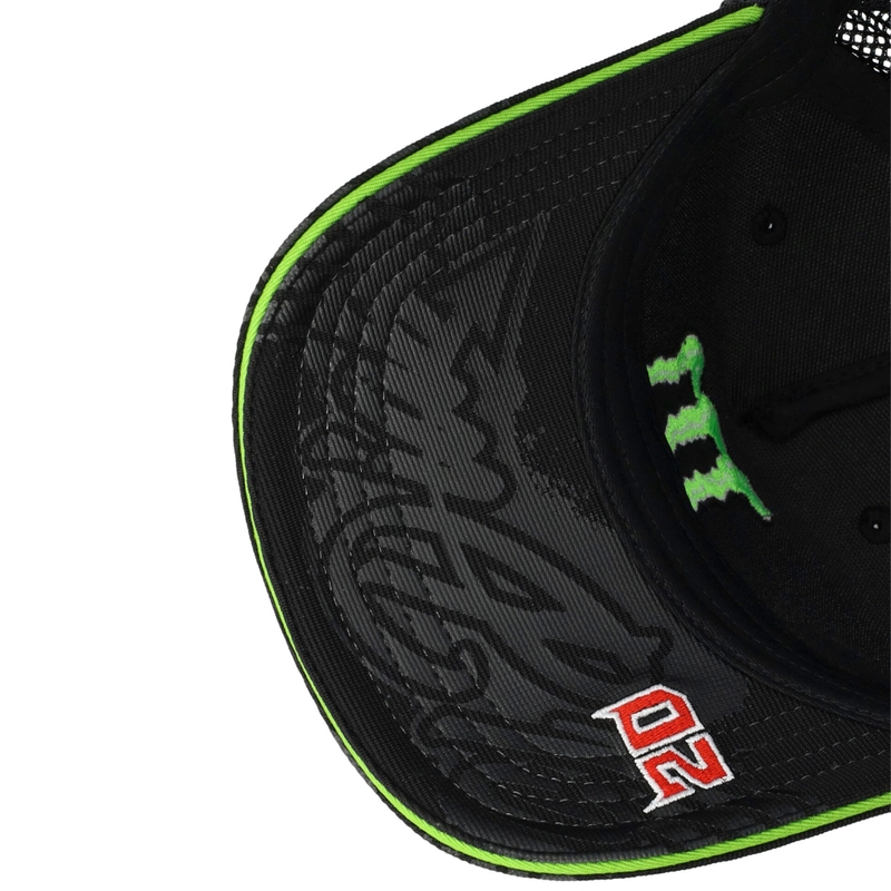 Casquette noire Yamaha Monster sponsorisée par Fabio Quartararo