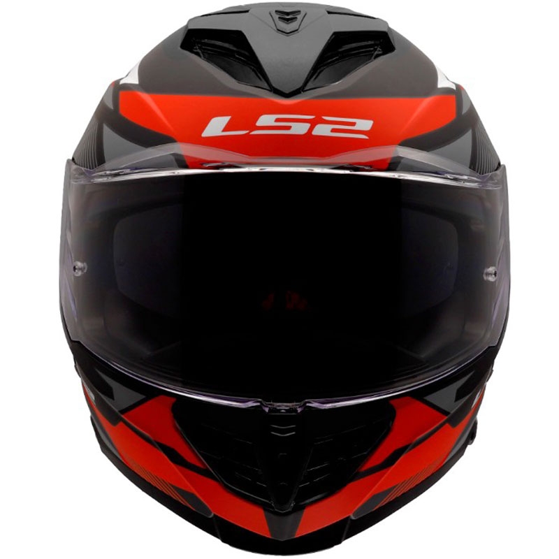 Casque intégral de moto LS2 FF818 Storm III Komai noir-rouge