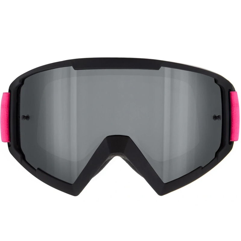 Lunettes de motocross Red Bull Spect Whip noires avec verres argentés