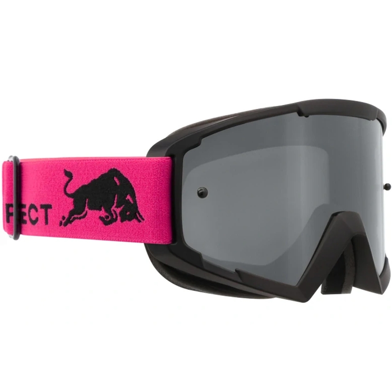Lunettes de motocross Red Bull Spect Whip noires avec verres argentés