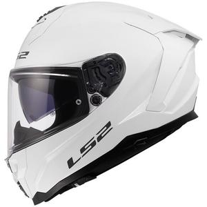 Casque intégral de moto LS2 FF817 Challenger II Blanc brillant uni