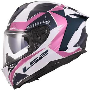 Casque intégral de moto LS2 FF817 Challenger II Flaman lavande mat