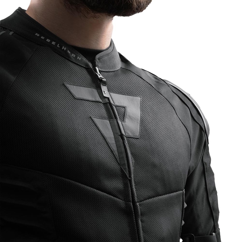 Blouson de moto Rebelhorn Vandal 2 Air noir