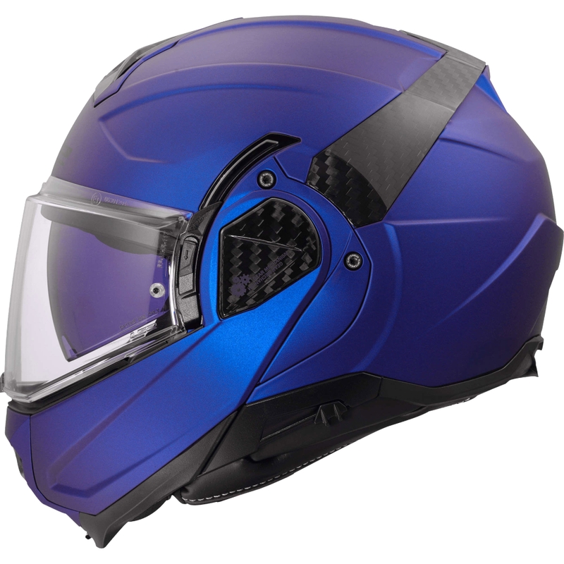 Casque de moto modulable LS2 FF910 Advant II Bleu marine mat uni