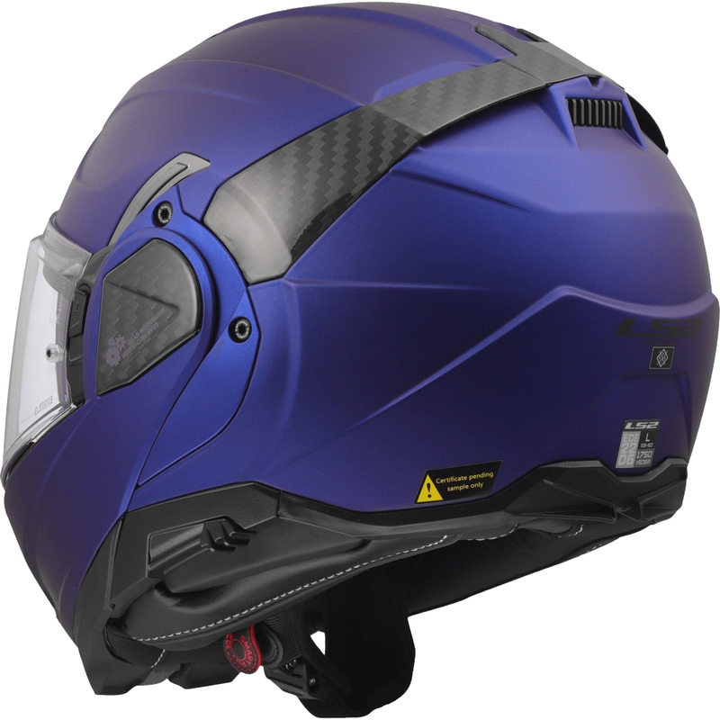 Casque de moto modulable LS2 FF910 Advant II Bleu marine mat uni