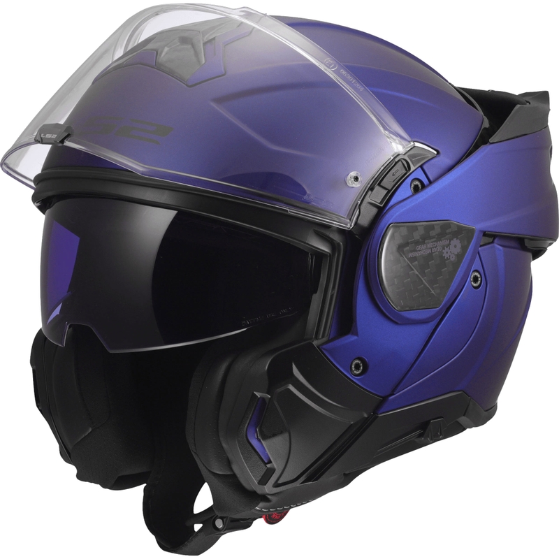 Casque de moto modulable LS2 FF910 Advant II Bleu marine mat uni