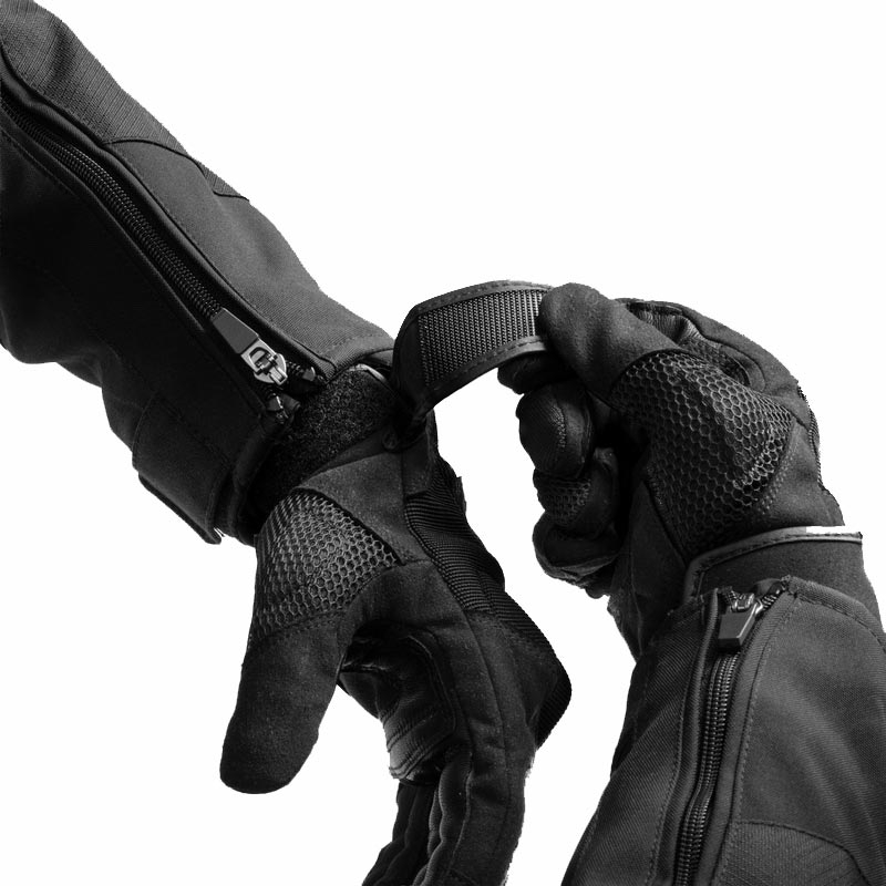 Gants de moto pour femmes Rebelhorn Core noirs