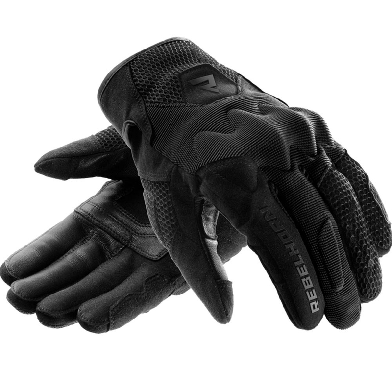 Gants de moto Rebelhorn Core noirs