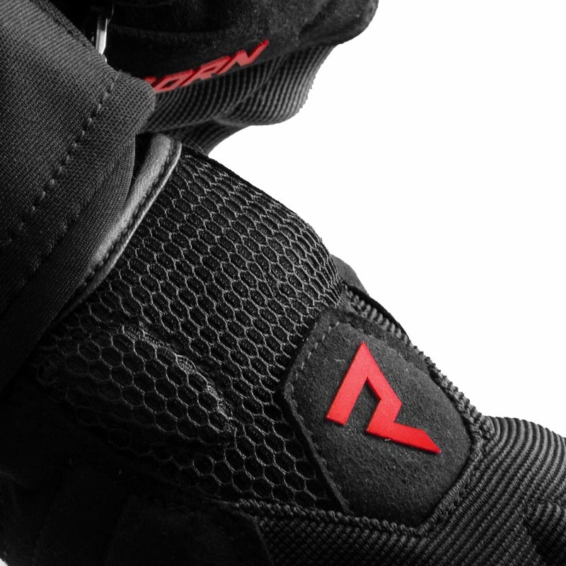 Gants de moto Rebelhorn Core noirs et rouges