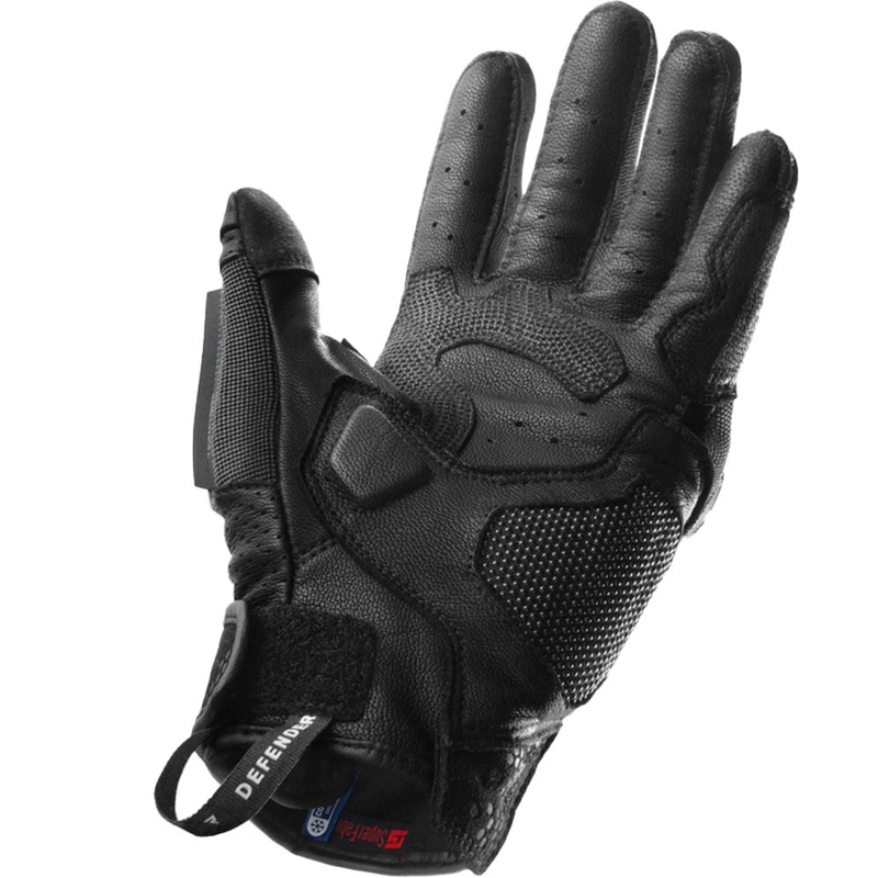 Gants de moto Rebelhorn Defender noirs
