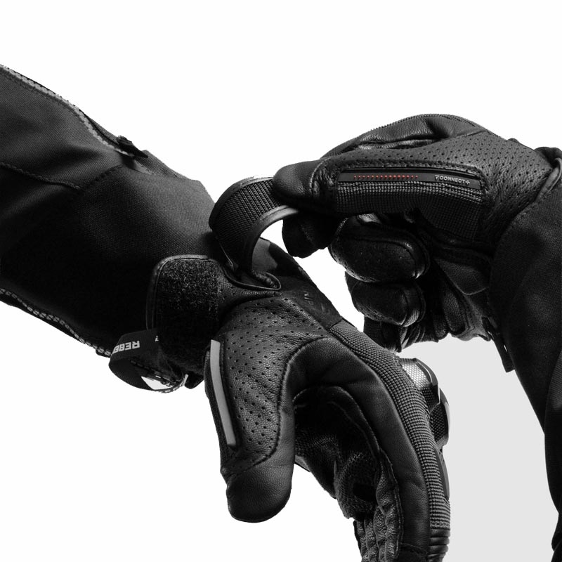Gants de moto Rebelhorn Defender noirs