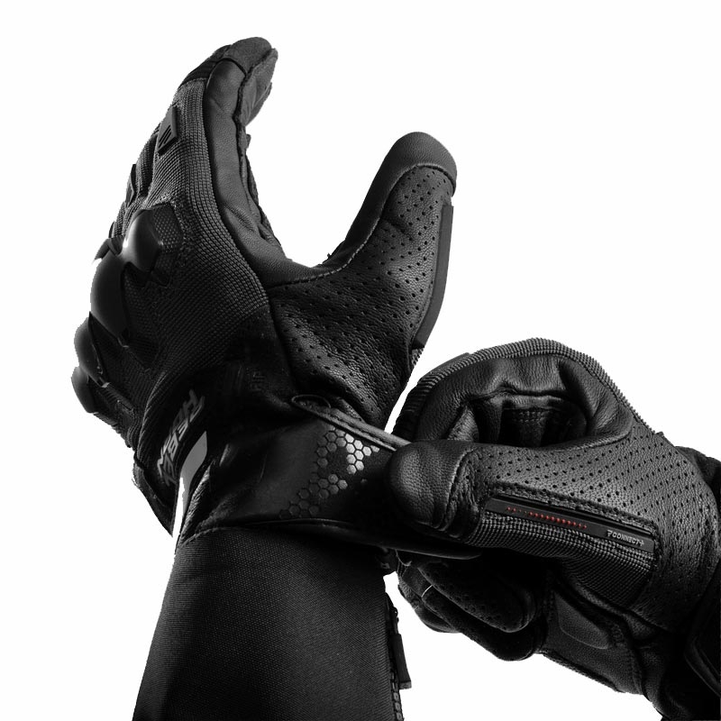 Gants de moto Rebelhorn Defender noirs