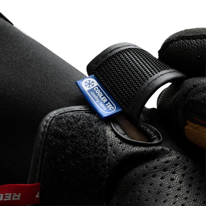 Gants de moto Rebelhorn Defender sable noir rouge