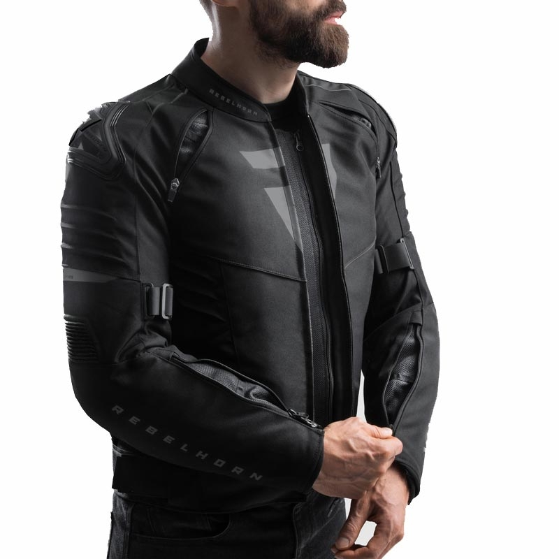 Blouson de moto Rebelhorn Vandal 2 noir