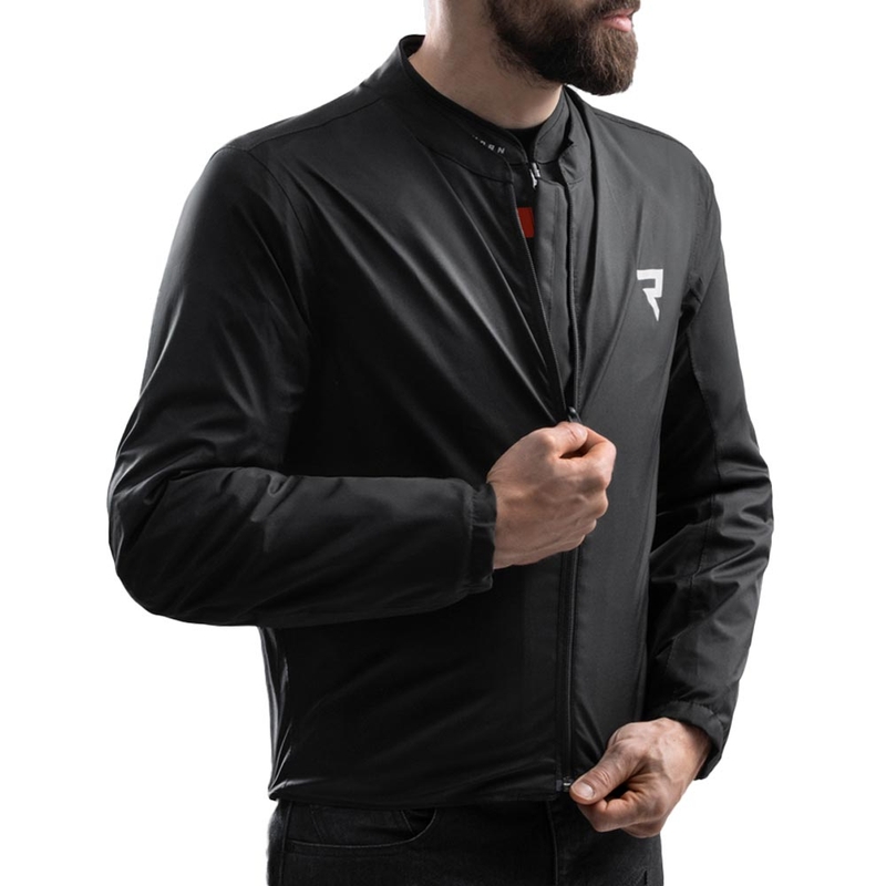 Blouson de moto Rebelhorn Vandal 2 noir et rouge