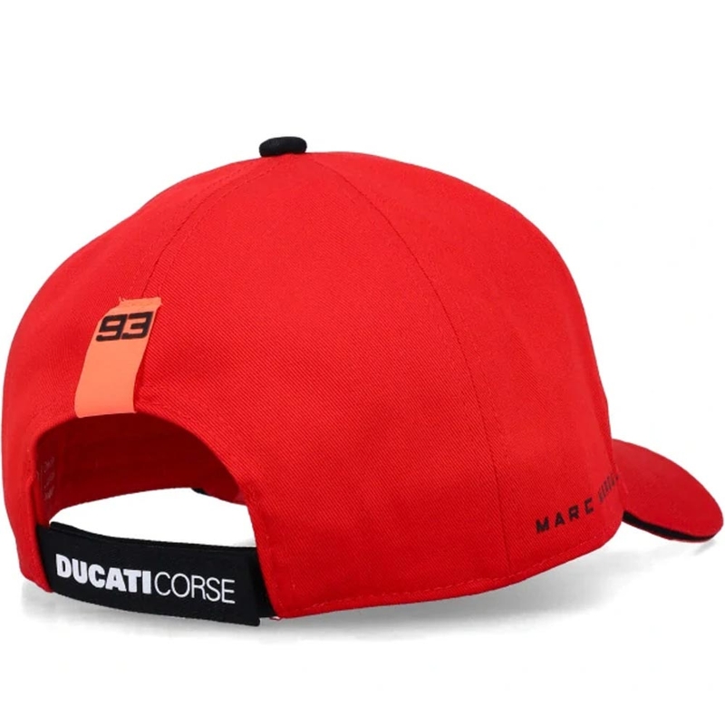 Casquette Ducati Corse Marc Marquez Big 93 rouge