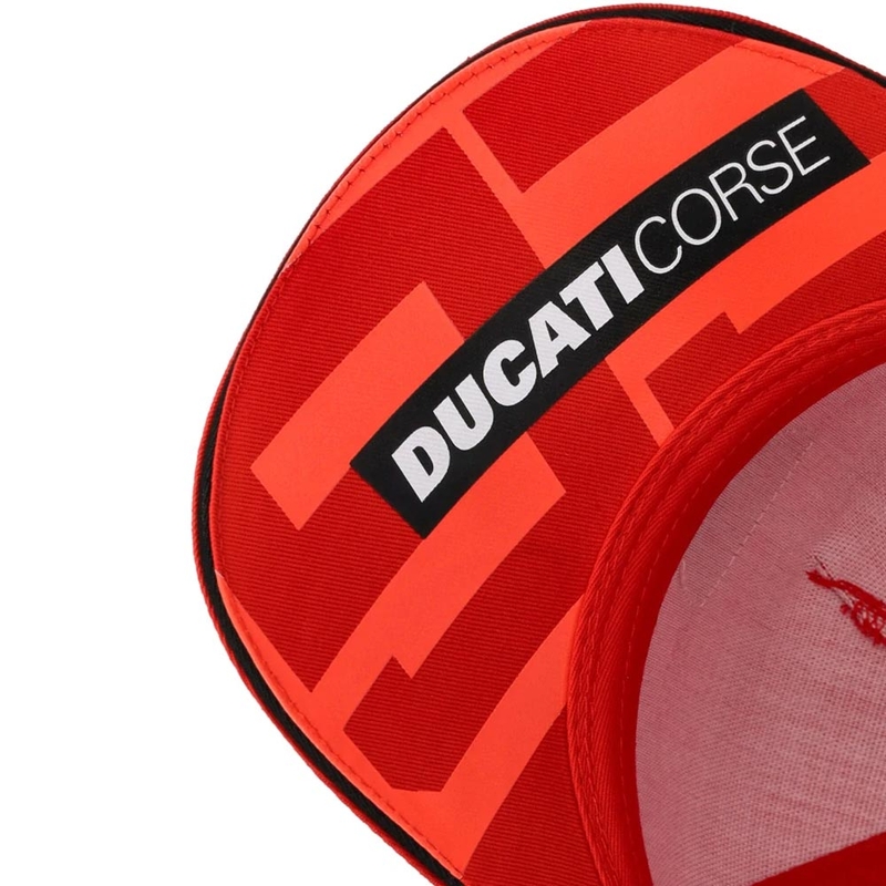 Casquette Ducati Corse Marc Marquez Big 93 rouge