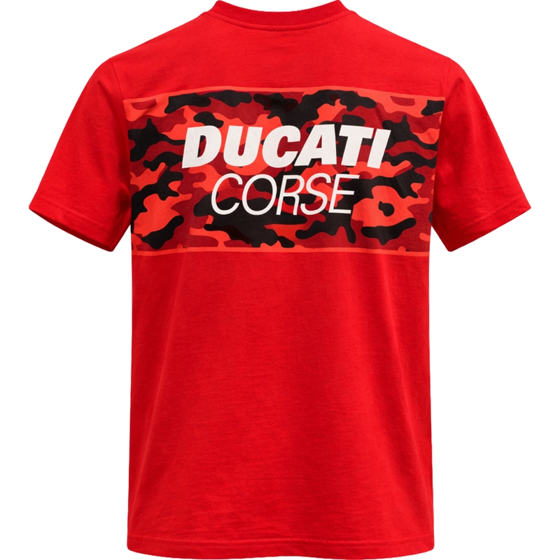 T-shirt Ducati Corse CAMU rouge