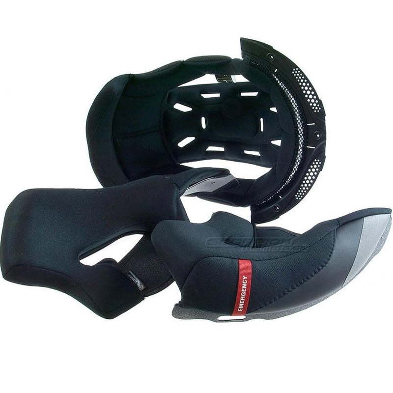 Casque de moto Scorpion EXO-491 KW, intérieur noir standard