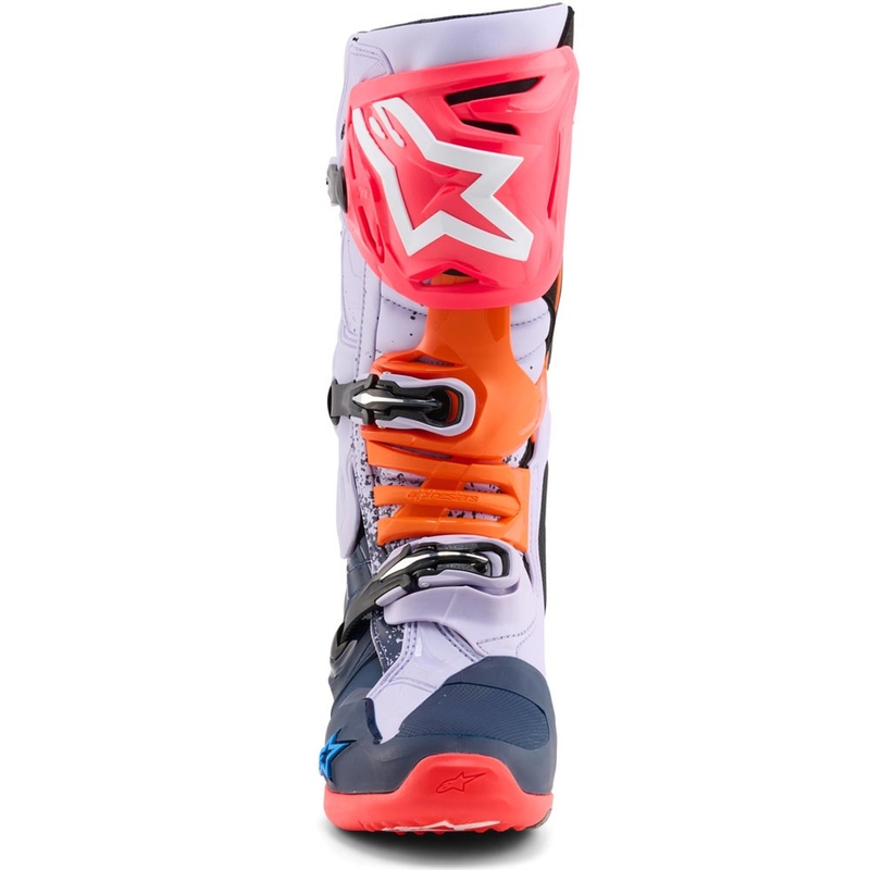 Bottes de motocross Alpinestars TECH 10 Limited Edition Records, couleur noire