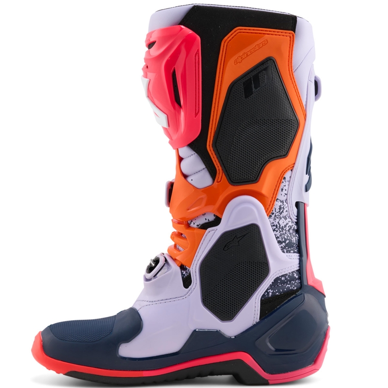 Bottes de motocross Alpinestars TECH 10 Limited Edition Records, couleur noire