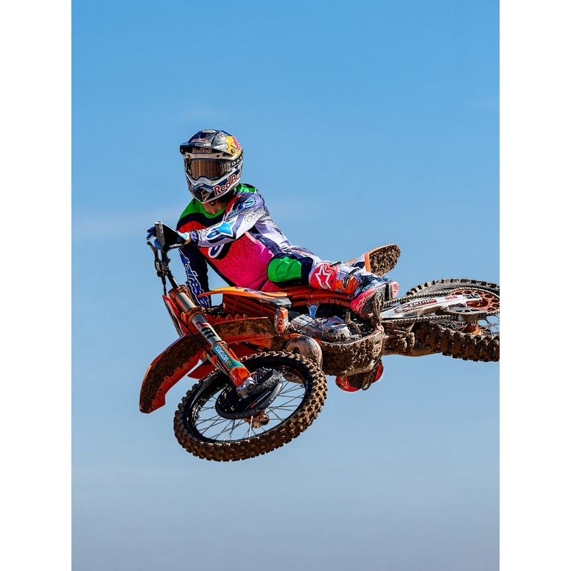 Bottes de motocross Alpinestars TECH 10 Limited Edition Records, couleur noire