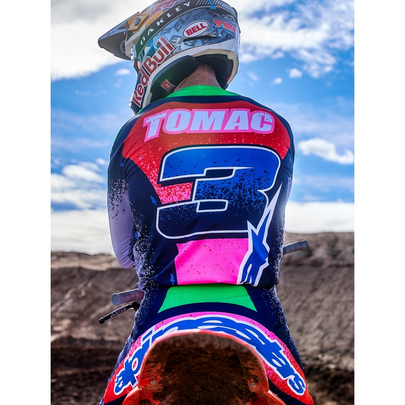 Maillot de motocross Alpinestars Supertech Limited Edition Records - Gris