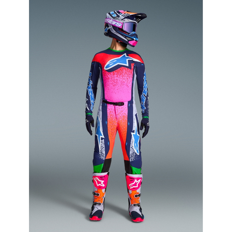 Maillot de motocross Alpinestars Supertech Limited Edition Records - Gris