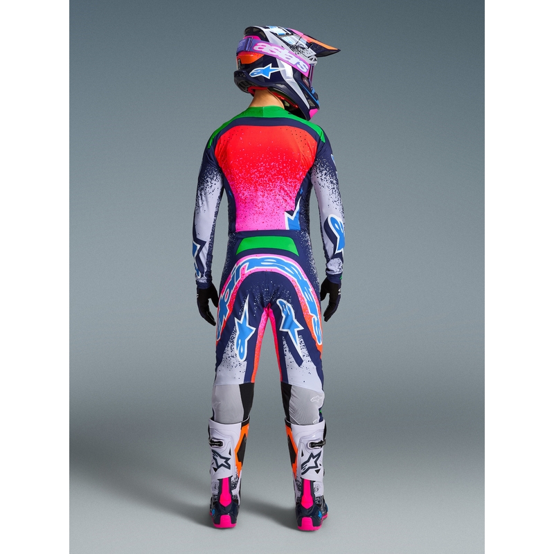 Maillot de motocross Alpinestars Supertech Limited Edition Records - Gris