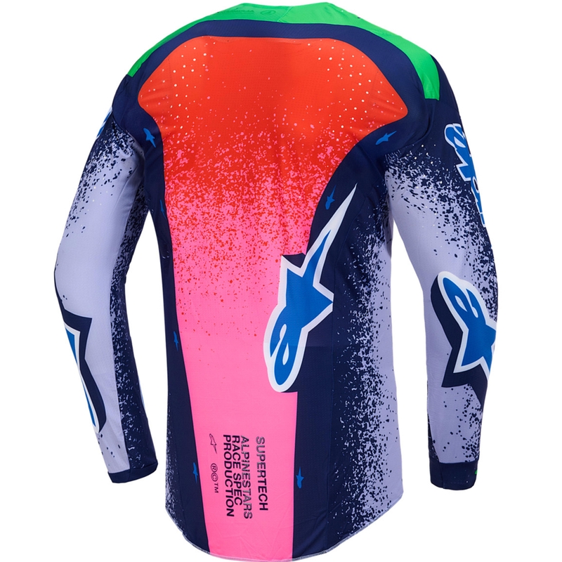 Maillot de motocross Alpinestars Supertech Limited Edition Records - Gris