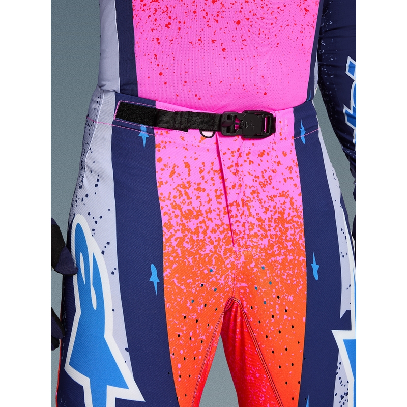 Pantalon de motocross Alpinestars Supertech Limited Edition Records gris
