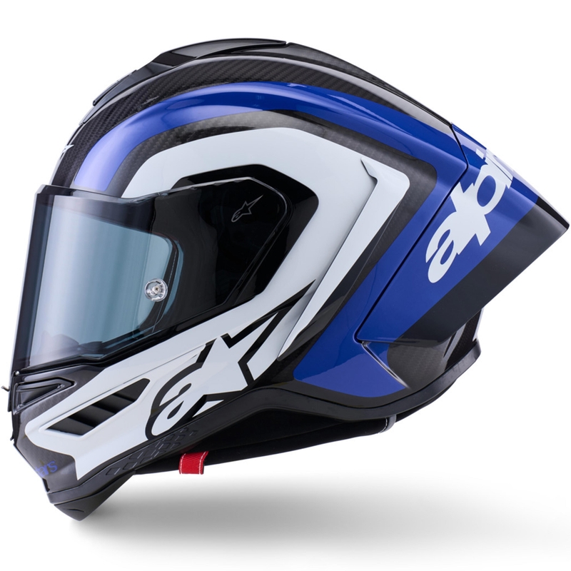 Casque intégral de moto Alpinestars Supertech R10 Arius noir-bleu-blanc