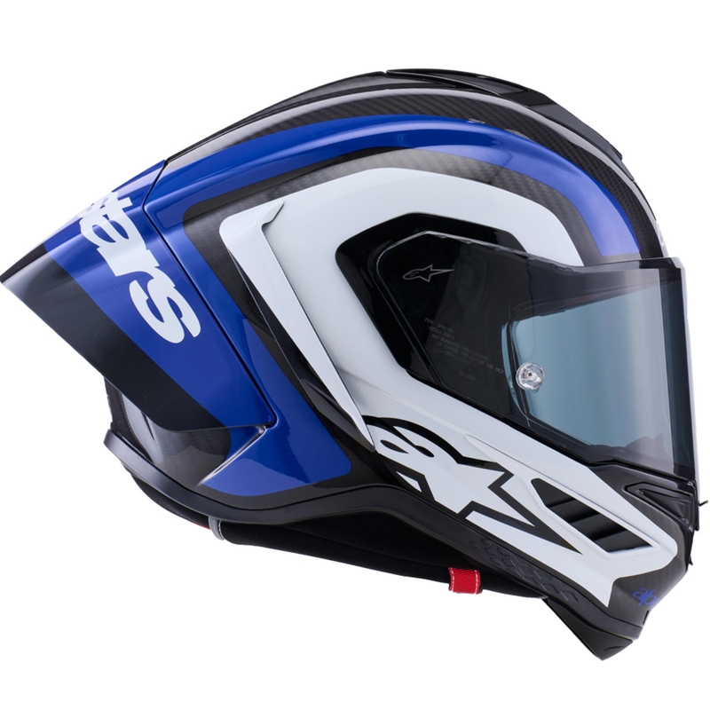 Casque intégral de moto Alpinestars Supertech R10 Arius noir-bleu-blanc