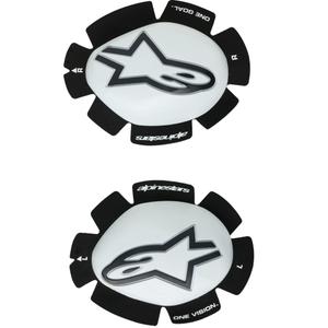 Sliders Alpinestars GP Plus 2 pièces blanc-noir