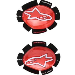 Sliders de genoux Alpinestars GP Tech rouges et blancs