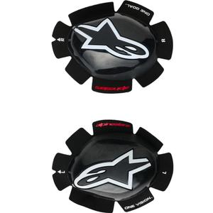 Sliders de genoux Alpinestars GP Tech noir et blanc