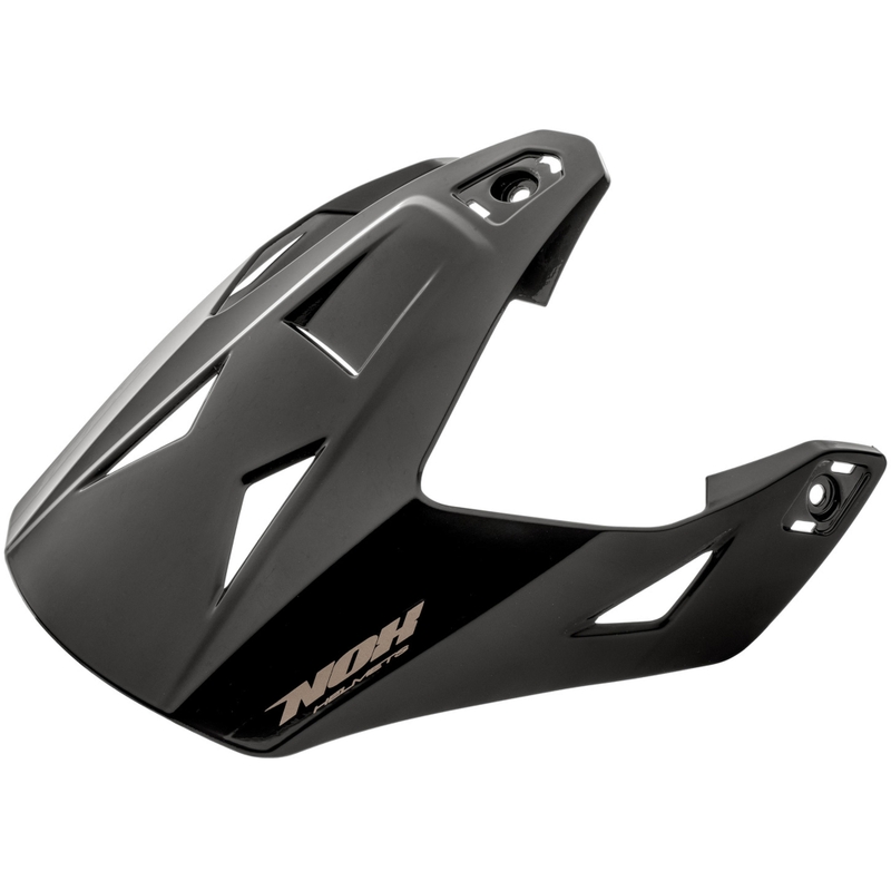 Visière noire pour casques de moto Nox N350