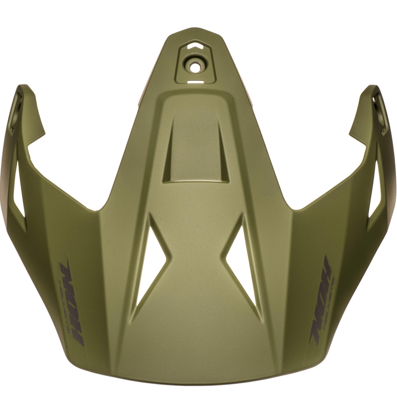 Visière kaki pour casques de moto Nox N350