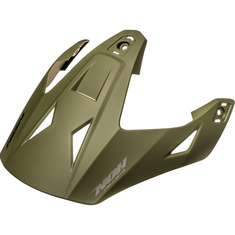 Visière kaki pour casques de moto Nox N350