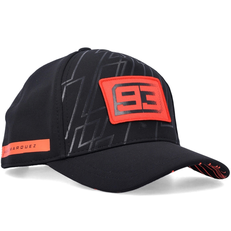 Casquette de baseball technique Ducati Marc Marquez 93 Patch noir