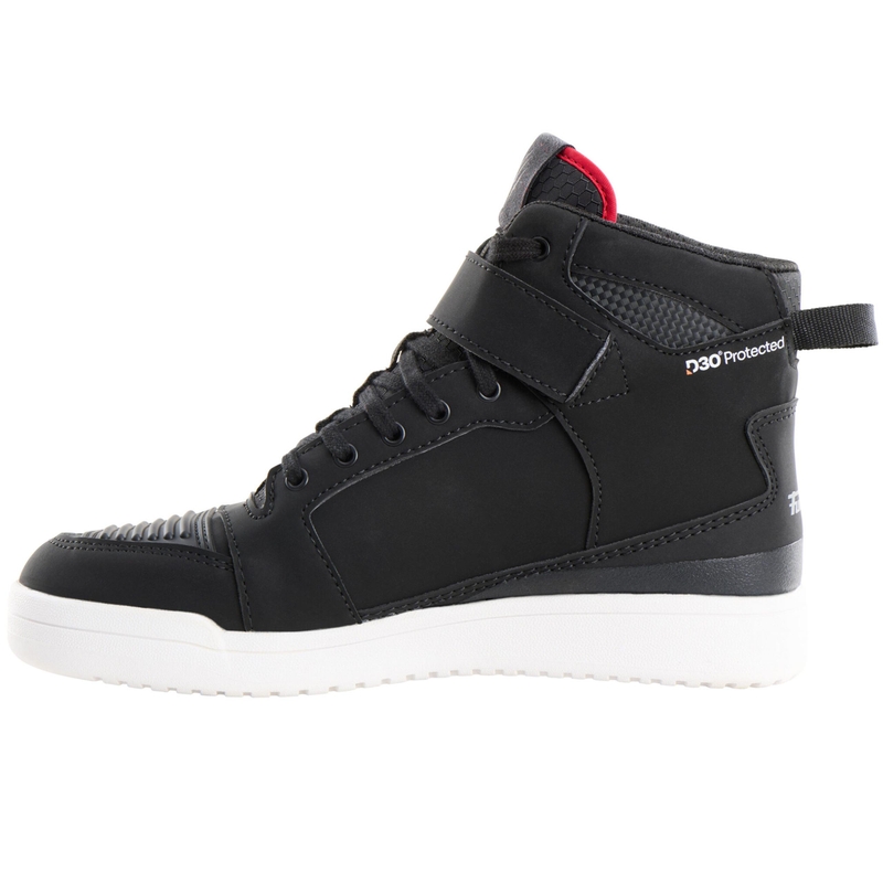 Bottes de moto Furygan Tarmac D3O® noires et rouges