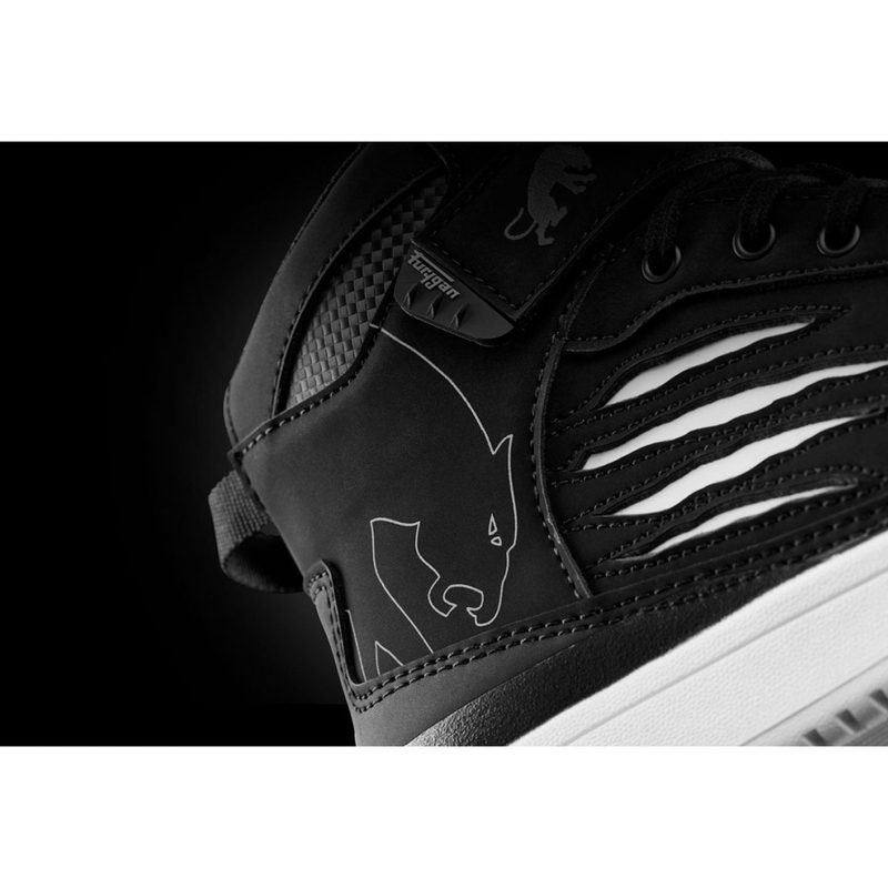 Bottes de moto Furygan Tarmac D3O® noires et blanches